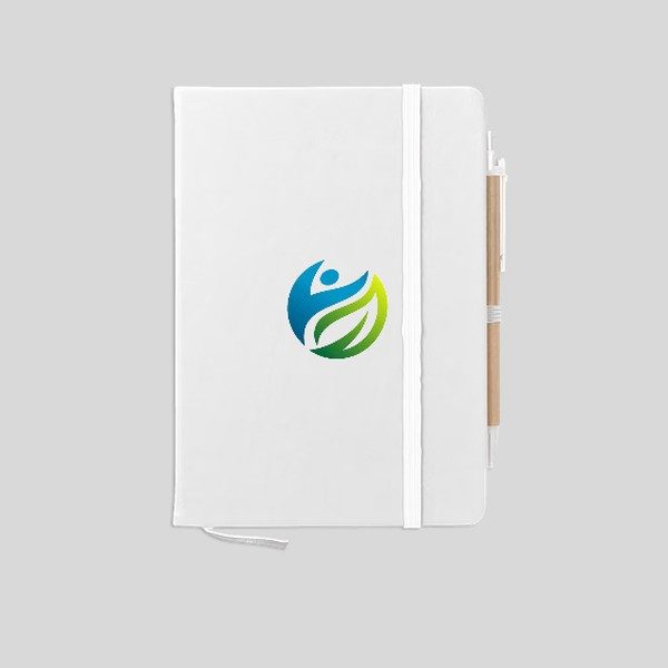 Hardcover Notebook and Pen